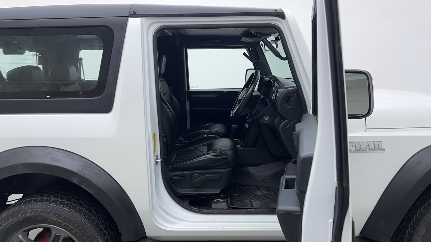 Used 2023 Mahindra Thar LX Hard Top Petrol AT RWD Petrol Automatic interior RIGHT SIDE FRONT DOOR CABIN VIEW