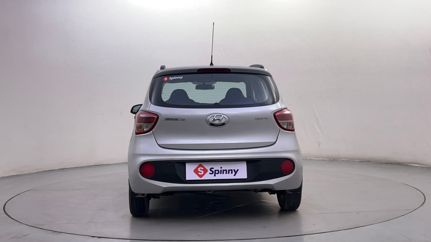 Used 2018 Hyundai Grand i10 Sportz AT 1.2 Kappa VTVT Petrol Automatic exterior BACK VIEW