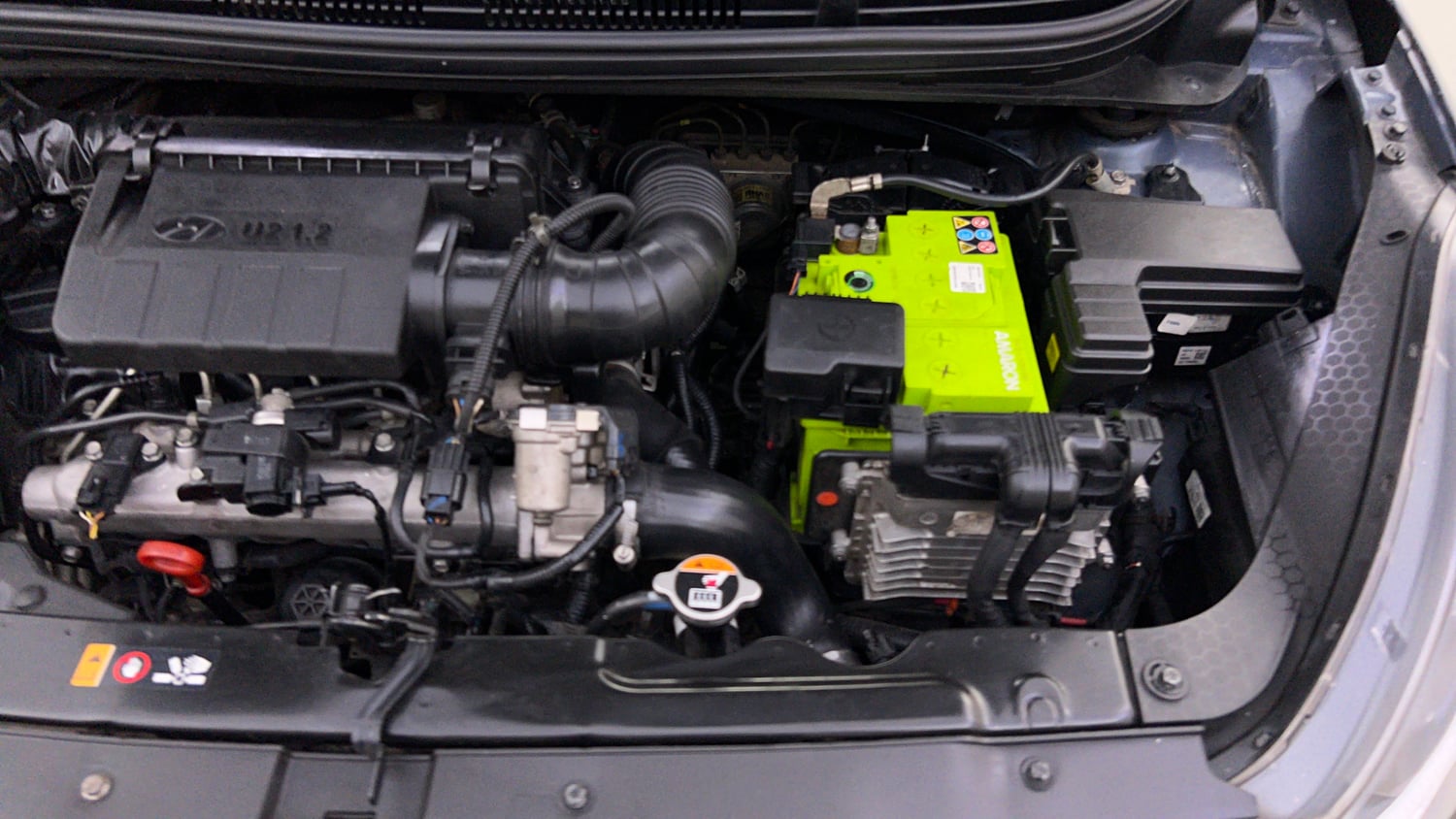 Used 2021 Hyundai Grand i10 Nios Sportz AMT 1.2 CRDi Diesel Automatic engine ENGINE LEFT SIDE VIEW