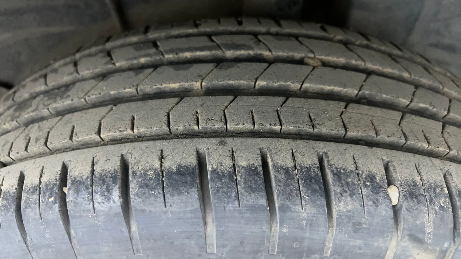 Used 2023 Tata Punch Creative IRA AMT Dual Tone Petrol Automatic tyres LEFT REAR TYRE TREAD VIEW