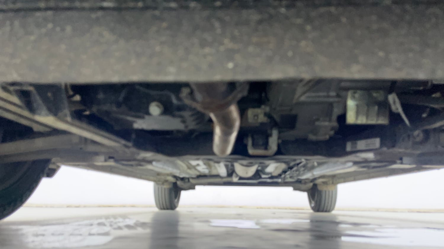 Used 2026 Tata Altroz Creative Petrol 5AMT Petrol Automatic extra FRONT LEFT UNDERBODY VIEW