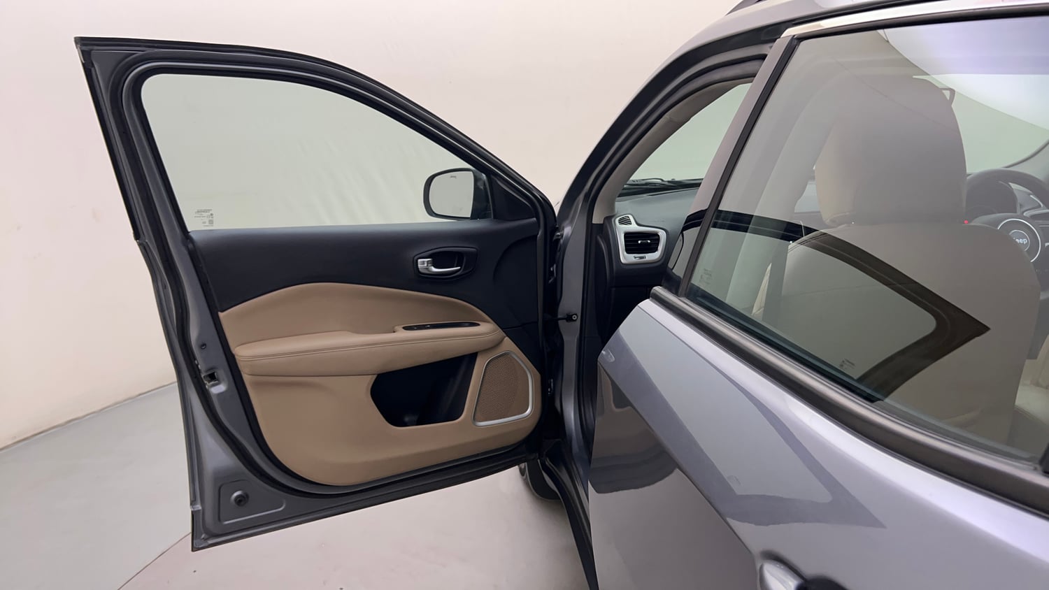 Used 2019 Jeep Compass Longitude (O) 1.4 Petrol AT Petrol Automatic interior LEFT FRONT DOOR OPEN VIEW