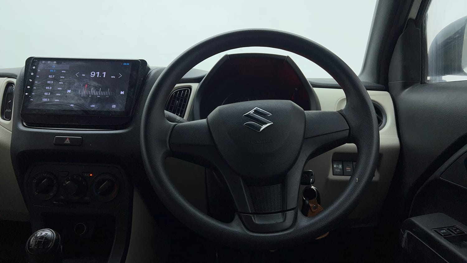 Used 2021 Maruti Suzuki Wagon R LXi (O) 1.0 CNG Cng Manual interior STEERING VIEW