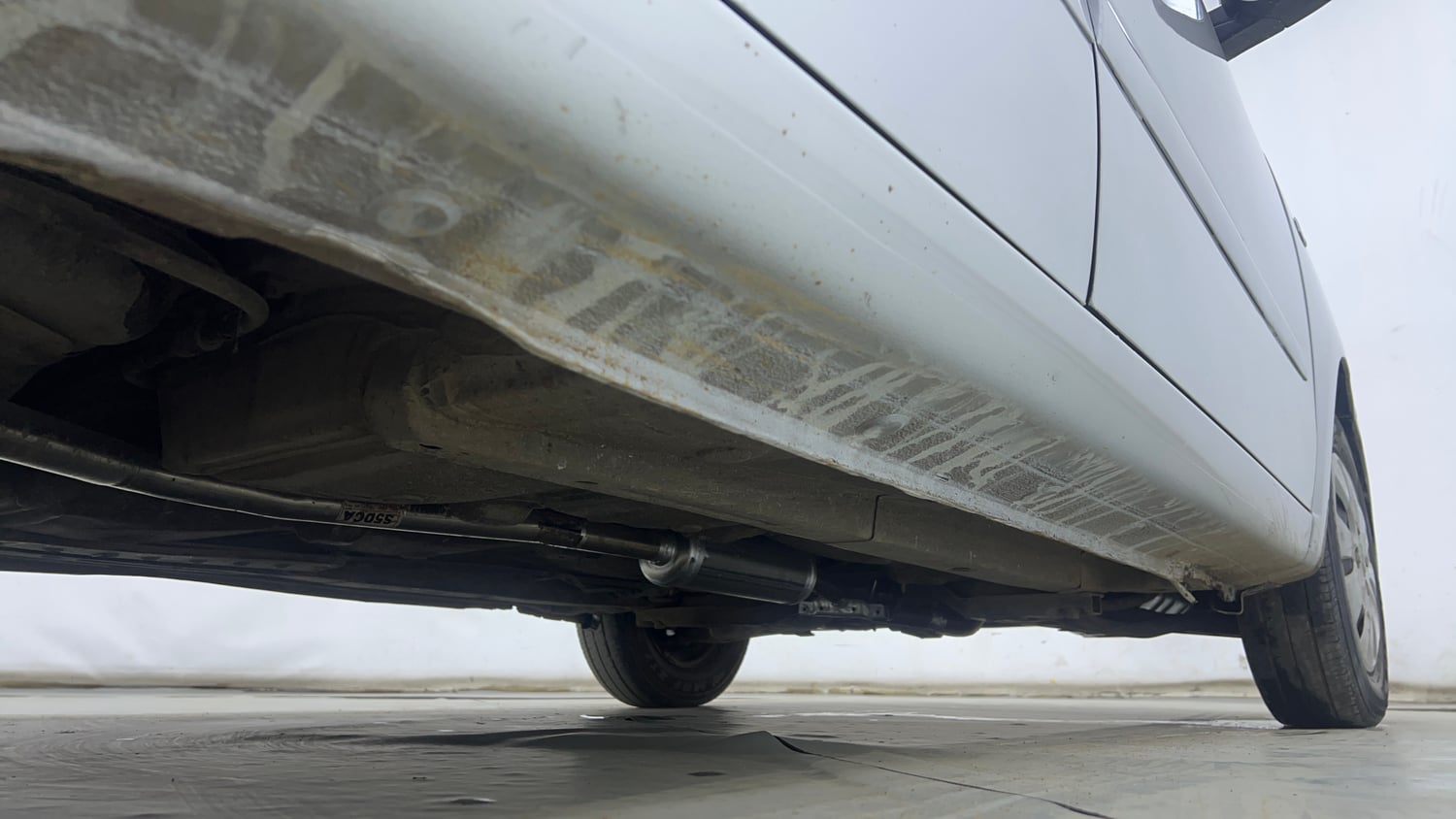 Used 2012 Hyundai i10 Sportz 1.2 Kappa2 Petrol Manual extra REAR RIGHT UNDERBODY VIEW