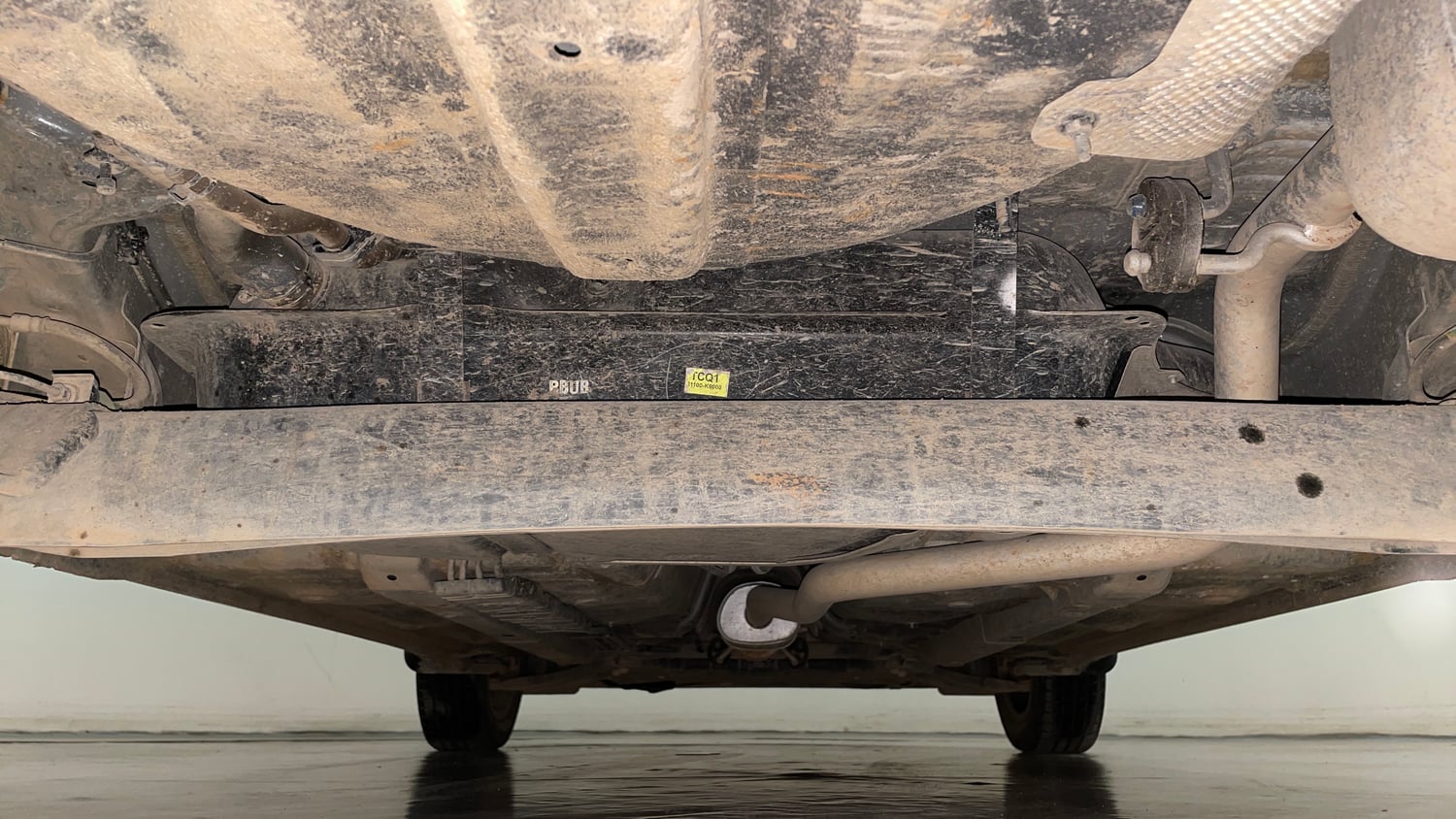 Used 2022 Hyundai Grand i10 Nios Sportz AMT 1.2 Kappa VTVT Petrol Automatic extra REAR UNDERBODY VIEW (TAKEN FROM REAR)