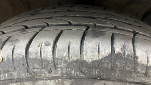 Used 2022 Hyundai Creta SX (O) 1.4 Turbo 7 DCT Petrol Automatic tyres RIGHT FRONT TYRE TREAD VIEW