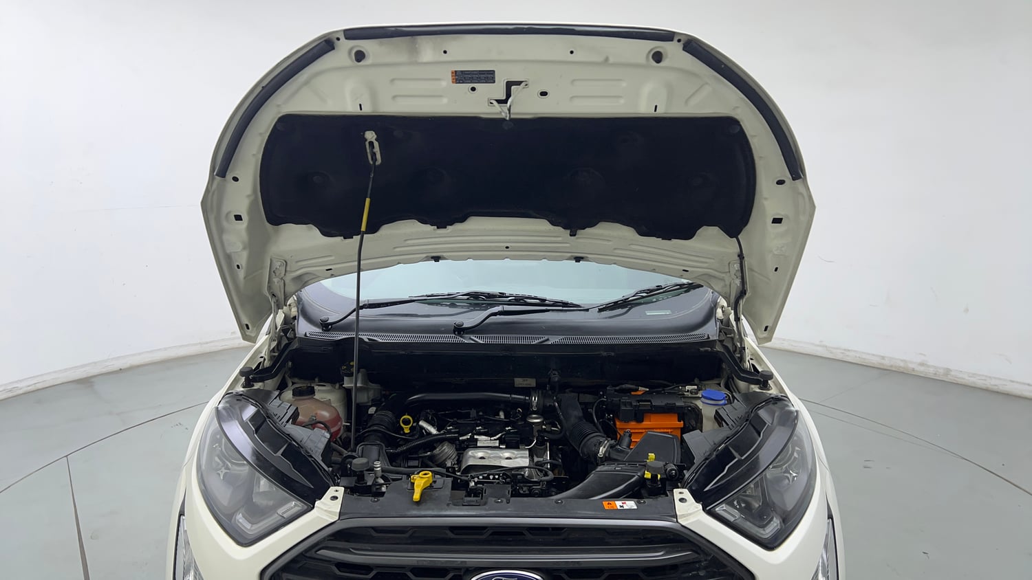 Used 2019 Ford EcoSport S Petrol Petrol Manual engine ENGINE & BONNET OPEN FRONT VIEW