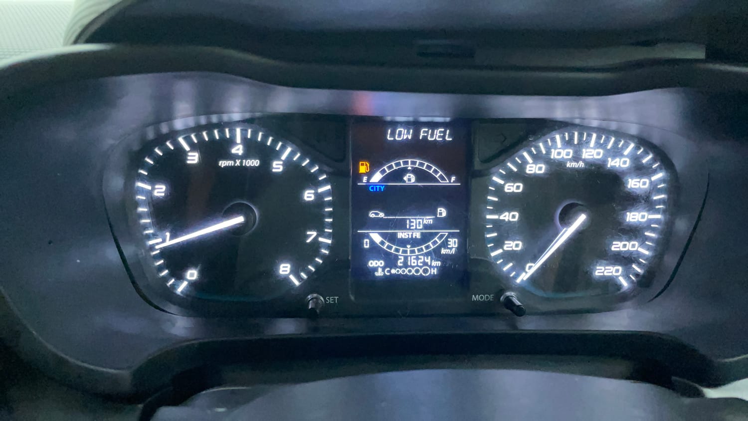 Used 2022 Tata Altroz XE Plus Petrol Petrol Manual interior CLUSTERMETER VIEW