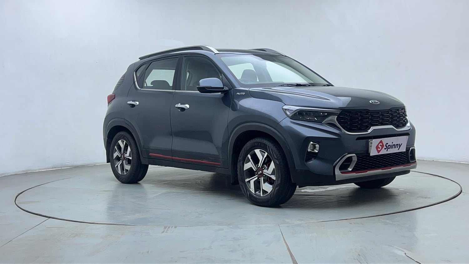 Used 2020 Kia Sonet GTX Plus 1.5 AT Diesel Automatic exterior RIGHT FRONT CORNER VIEW