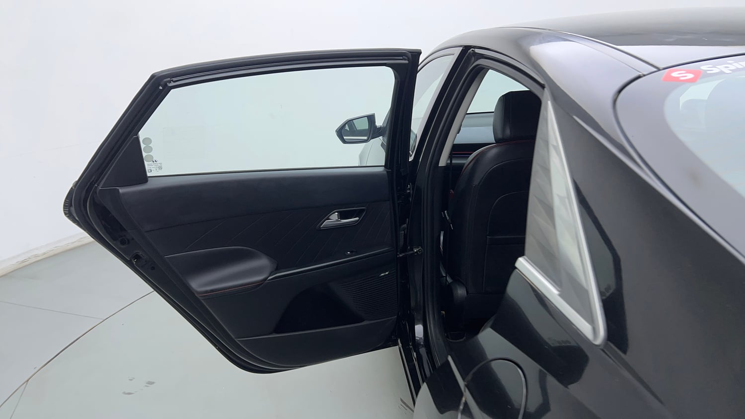 Used 2023 Hyundai Verna SX (O) 1.5 Turbo Petrol DCT Petrol Automatic interior LEFT REAR DOOR OPEN VIEW