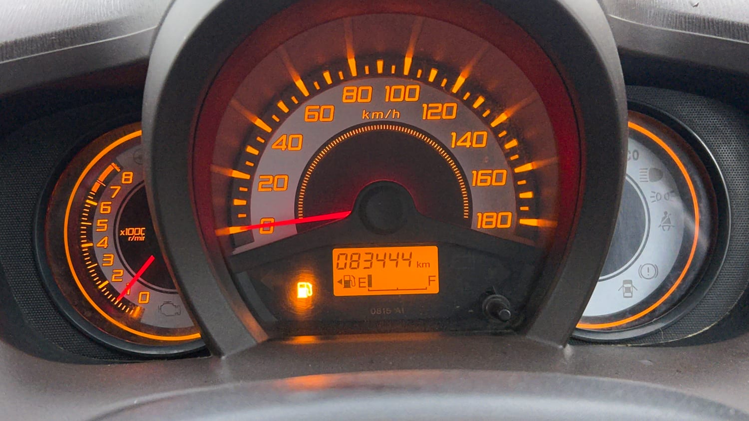 Used 2013 Honda Brio S MT Petrol Manual interior CLUSTERMETER VIEW