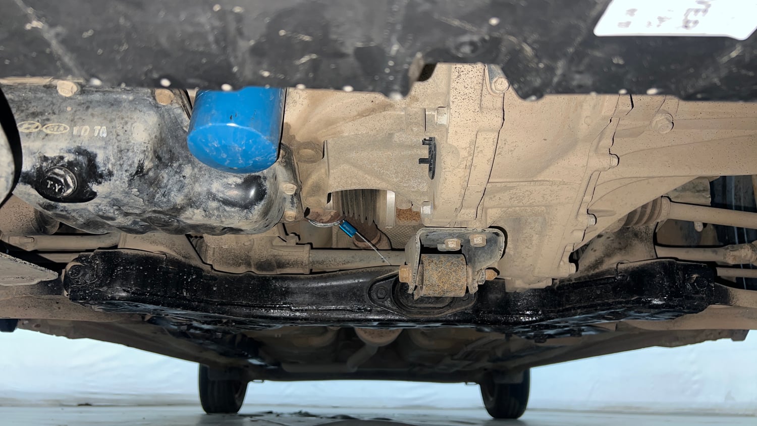 Used 2024 Hyundai Grand i10 Nios Era 1.2 Kappa Petrol Manual extra FRONT LEFT UNDERBODY VIEW