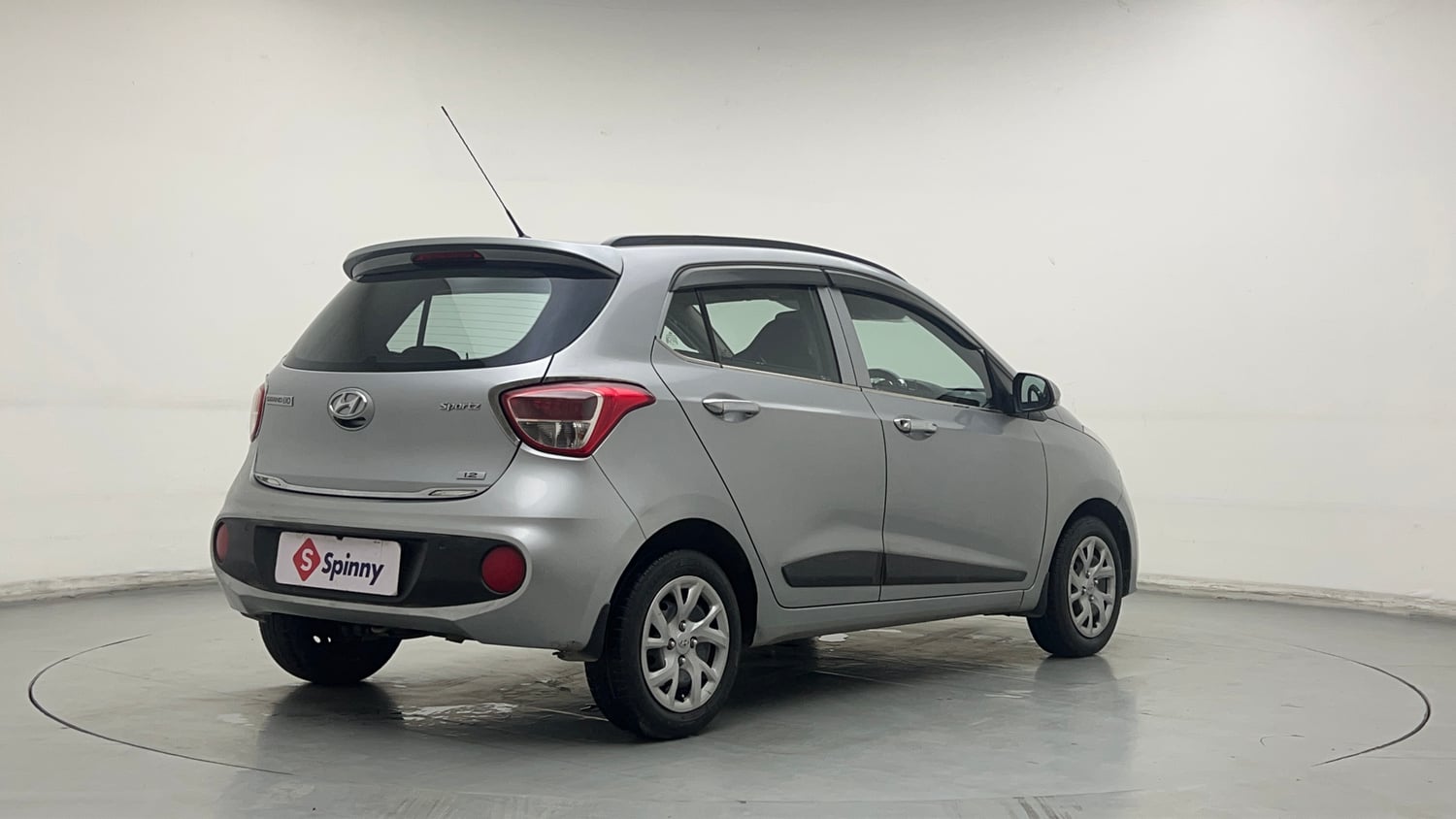 Used 2019 Hyundai Grand i10 Sportz 1.2 Kappa VTVT Petrol Manual exterior RIGHT REAR CORNER VIEW