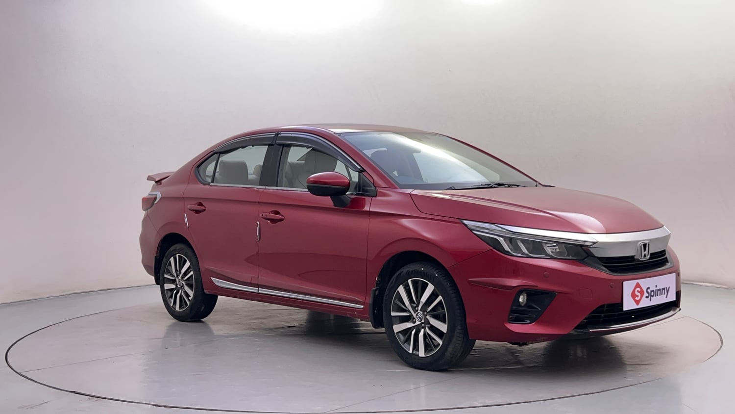 Used 2021 Honda City VX CVT Petrol Petrol Automatic exterior RIGHT FRONT CORNER VIEW