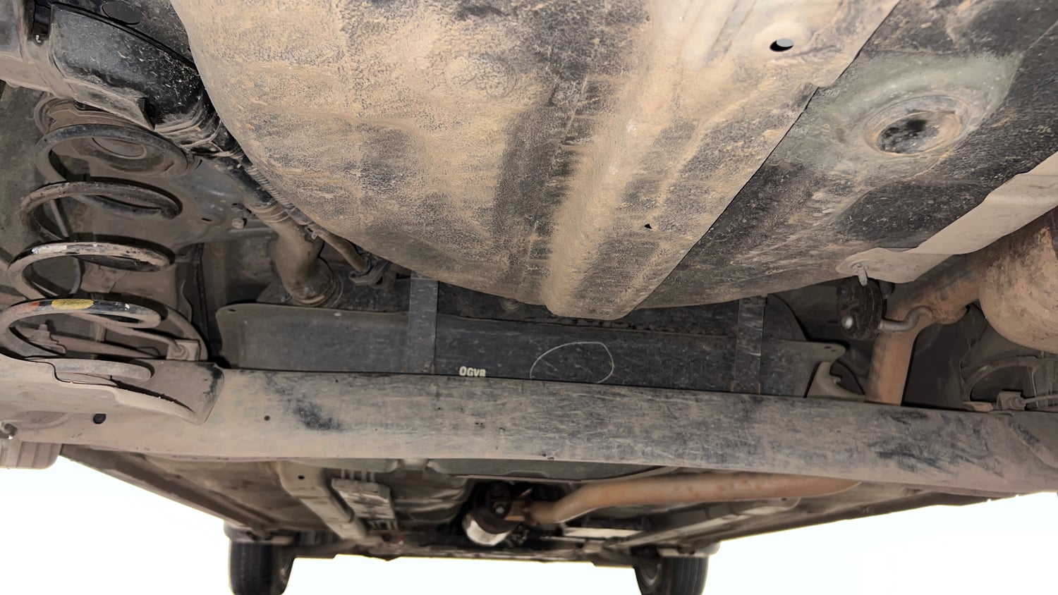 Used 2021 Hyundai Grand i10 Nios Sportz AMT 1.2 CRDi Diesel Automatic extra REAR UNDERBODY VIEW (TAKEN FROM REAR)