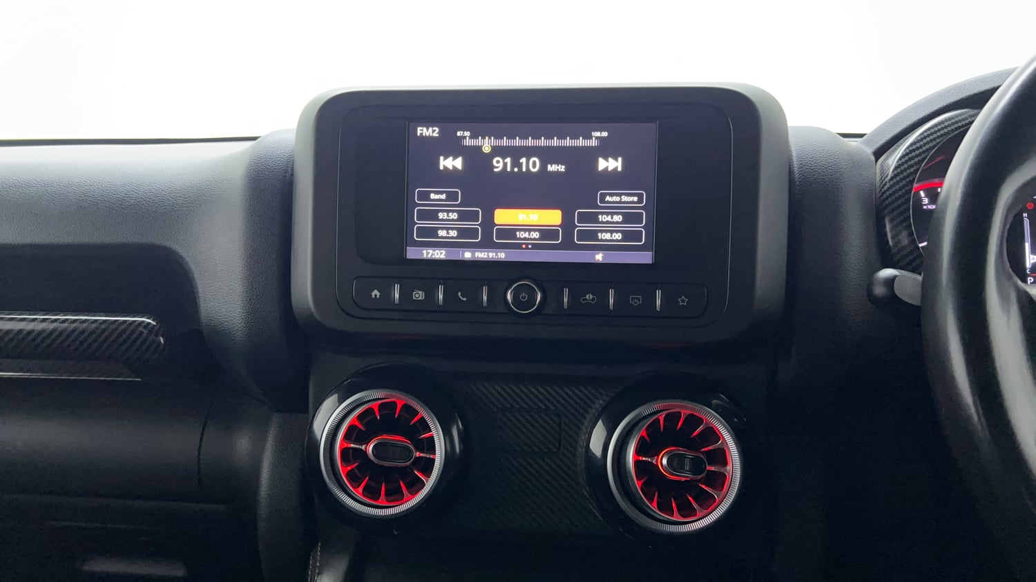 Used 2023 Mahindra Thar LX Hard Top Petrol AT RWD Petrol Automatic top_features Touch screen infotainment system