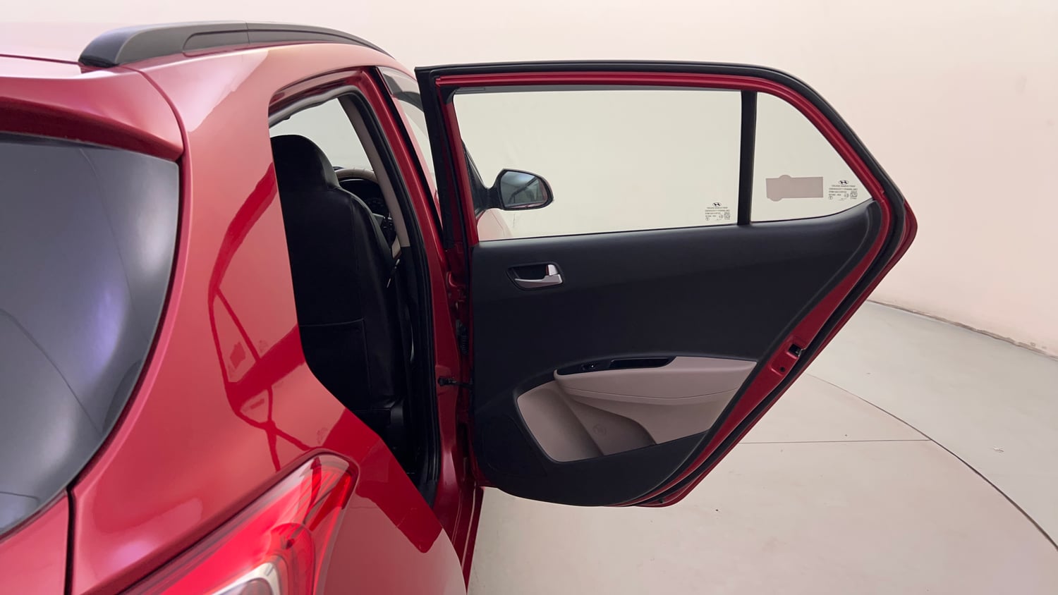 Used 2018 Hyundai Grand i10 Sportz 1.2 Kappa VTVT Petrol Manual interior RIGHT REAR DOOR OPEN VIEW