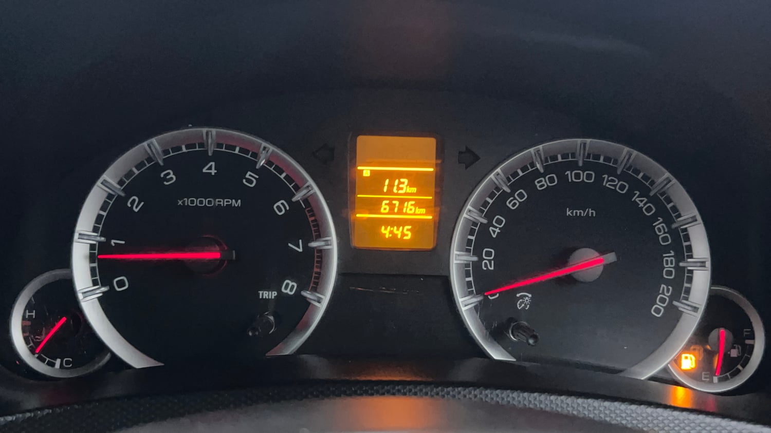 Used 2012 Maruti Suzuki Swift VXi Petrol Manual interior CLUSTERMETER VIEW