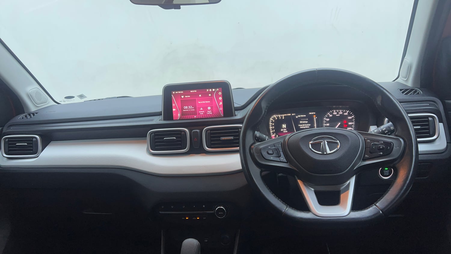 Used 2023 Tata Punch Creative Dual Tone AMT Petrol Automatic interior DASHBOARD VIEW