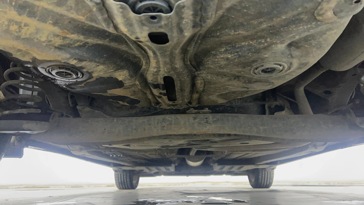 Used 2024 Maruti Suzuki Baleno Alpha MT Petrol Manual extra REAR UNDERBODY VIEW (TAKEN FROM REAR)