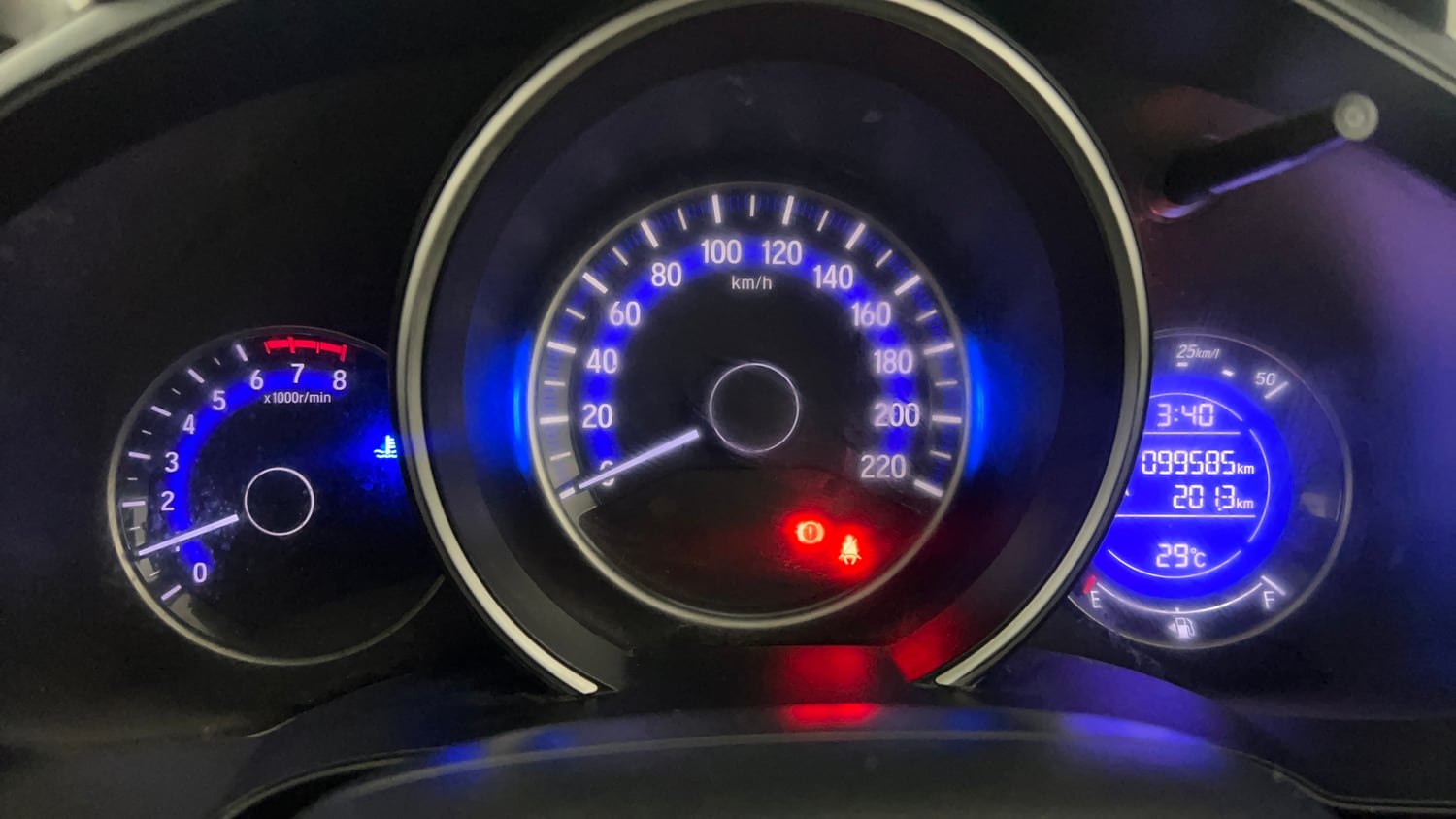 Used 2016 Honda Jazz VX Petrol Petrol Manual interior CLUSTERMETER VIEW