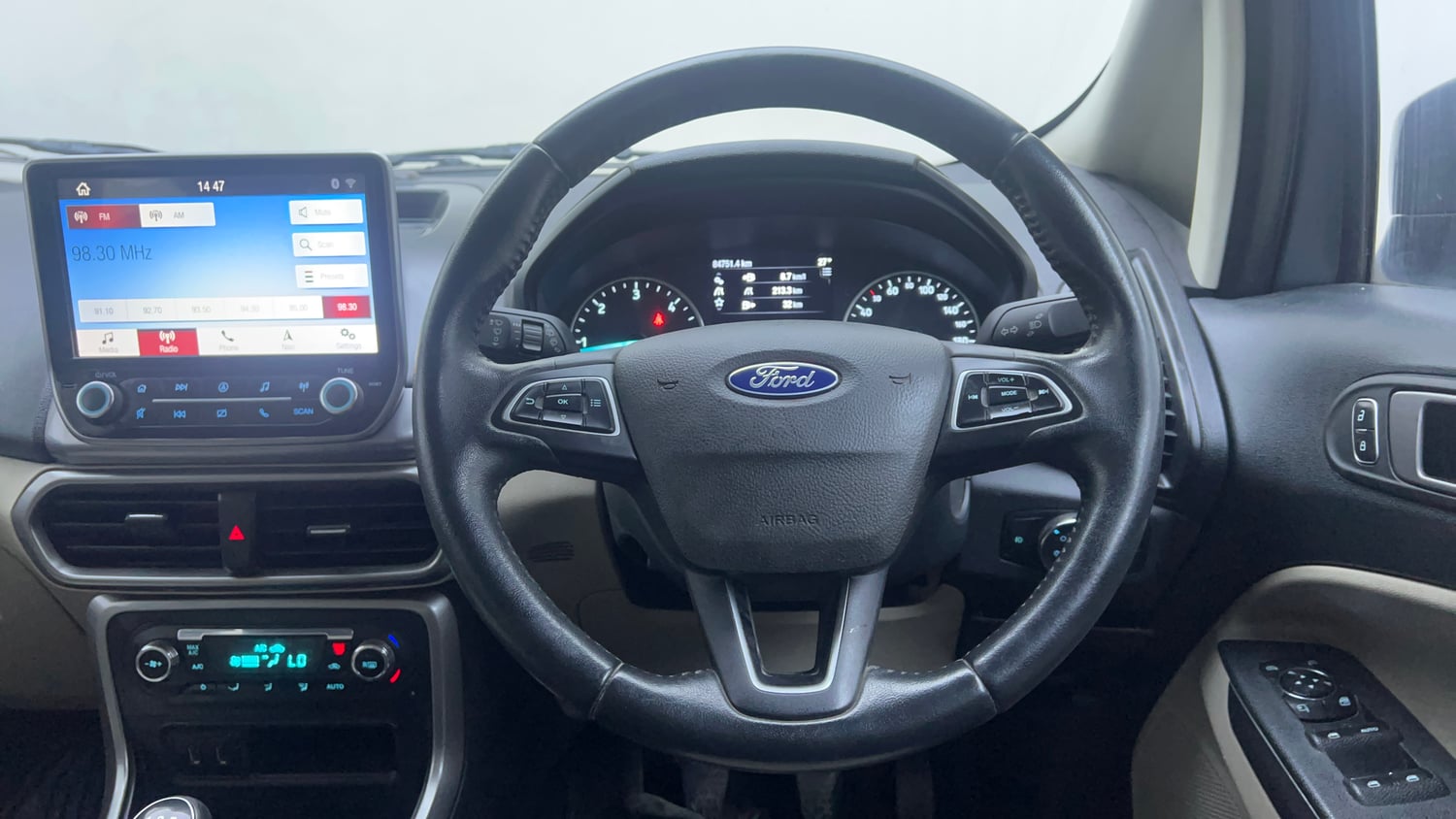 Used 2020 Ford EcoSport Titanium 1.5L TDCi Diesel Manual interior STEERING VIEW