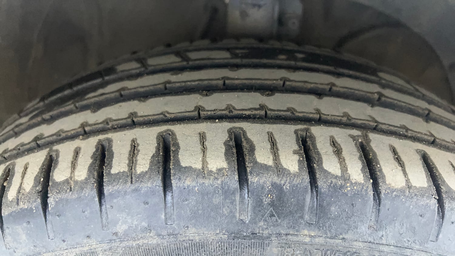Used 2024 Maruti Suzuki Baleno Alpha MT Petrol Manual tyres RIGHT FRONT TYRE TREAD VIEW