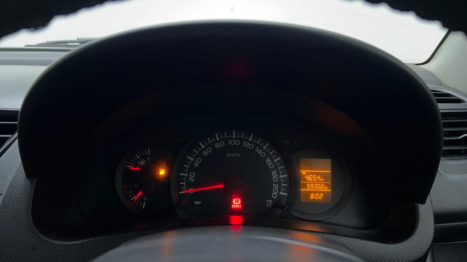 Used 2013 Maruti Suzuki Swift LXi Petrol Manual interior CLUSTERMETER VIEW