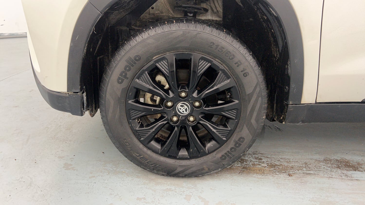 Used 2022 Toyota Urban Cruiser High Grade MT Petrol Manual tyres LEFT FRONT TYRE RIM VIEW