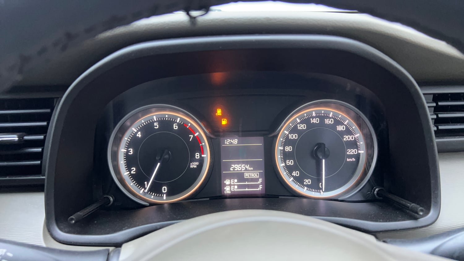 Used 2021 Maruti Suzuki Ertiga VXi CNG Cng Manual interior CLUSTERMETER VIEW