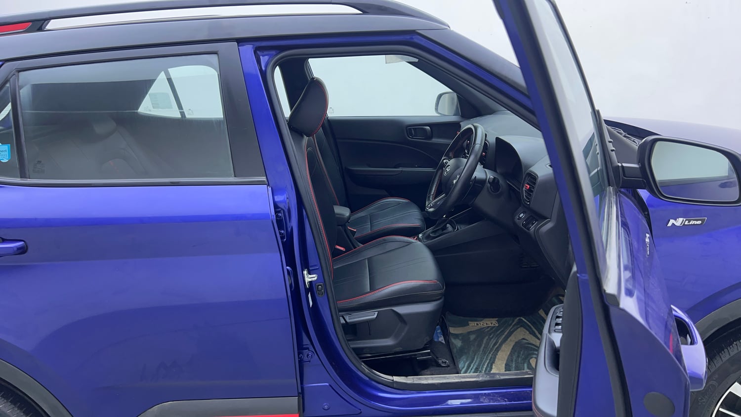 Used 2022 Hyundai Venue N-Line N6 DCT Dual Tone Petrol Automatic interior RIGHT SIDE FRONT DOOR CABIN VIEW