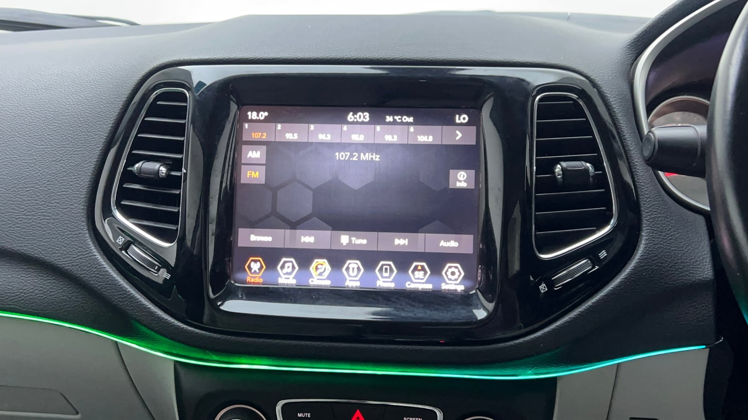 Used 2019 Jeep Compass Limited Plus Petrol AT Petrol Automatic top_features Integrated (in-dash) music system