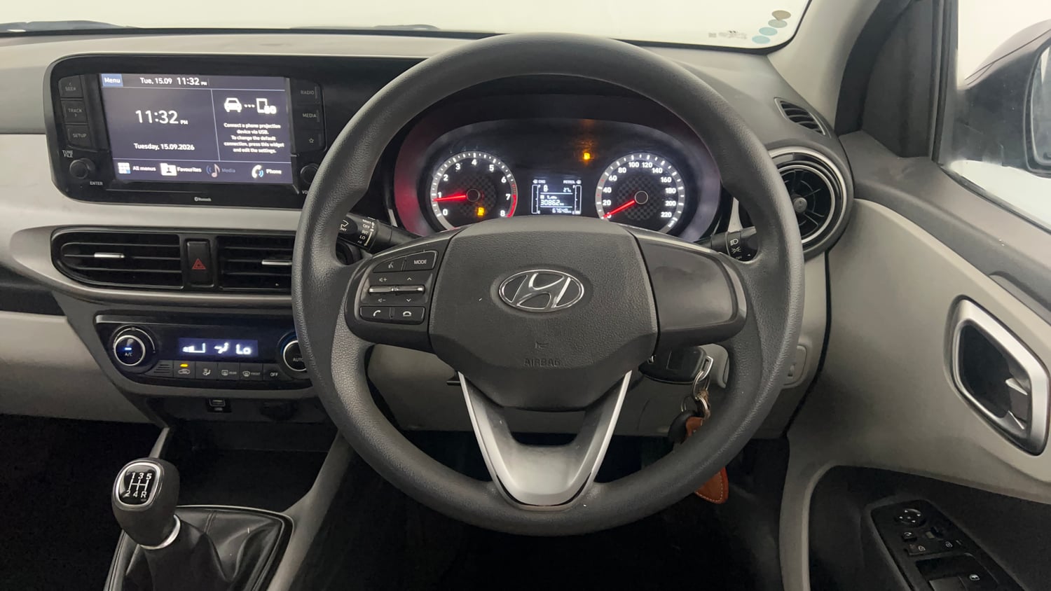 Used 2021 Hyundai Grand i10 Nios Sportz 1.2 Kappa VTVT CNG Cng Manual interior STEERING VIEW