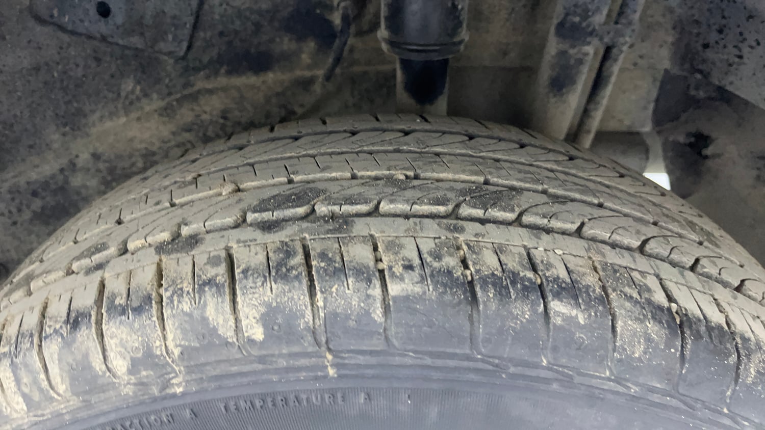 Used 2022 Tata Nexon XMA Petrol Automatic tyres LEFT REAR TYRE TREAD VIEW