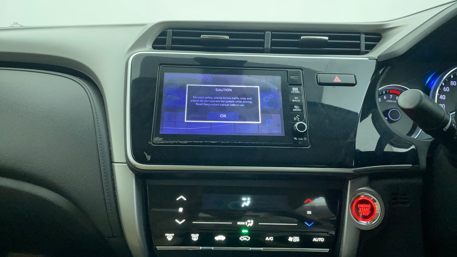 Used 2019 Honda City ZX Petrol Petrol Manual interior MUSIC SYSTEM & AC CONTROL VIEW