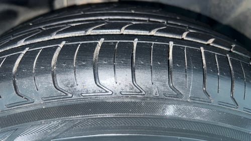 Used 2015 Ford EcoSport Titanium 1.5L Ti-VCT Petrol Manual tyres RIGHT FRONT TYRE TREAD VIEW