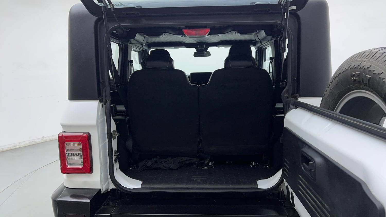 Used 2023 Mahindra Thar LX Hard Top Petrol AT RWD Petrol Automatic interior DICKY INSIDE VIEW