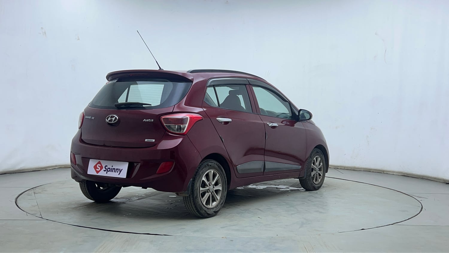 Used 2017 Hyundai Grand i10 Asta AT 1.2 Kappa VTVT (O) Petrol Automatic exterior RIGHT REAR CORNER VIEW