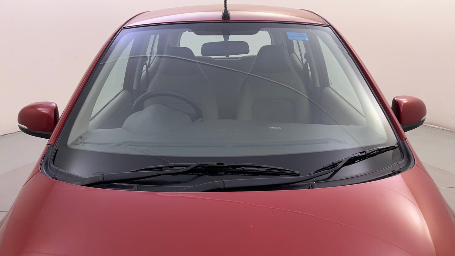 Used 2013 Hyundai i10 Magna 1.2 Kappa2 Petrol Manual exterior FRONT WINDSHIELD VIEW