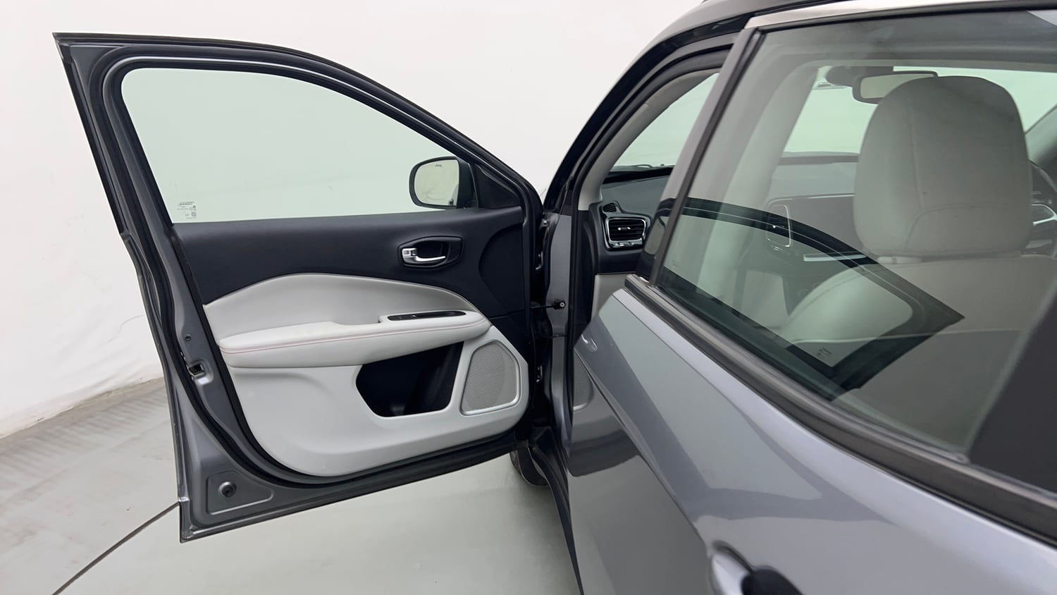 Used 2019 Jeep Compass Limited Plus Petrol AT Petrol Automatic interior LEFT FRONT DOOR OPEN VIEW