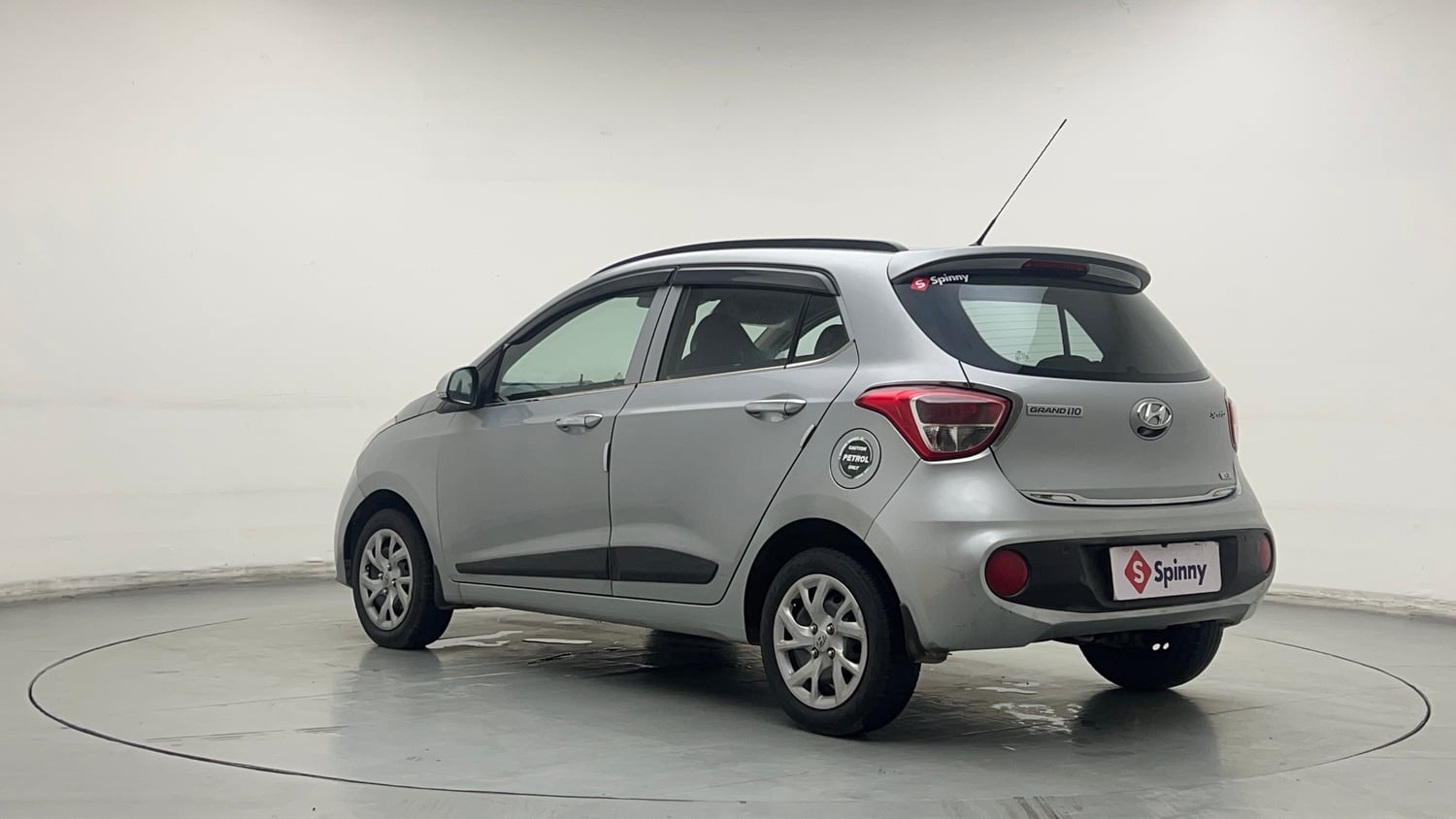 Used 2019 Hyundai Grand i10 Sportz 1.2 Kappa VTVT Petrol Manual exterior LEFT REAR CORNER VIEW