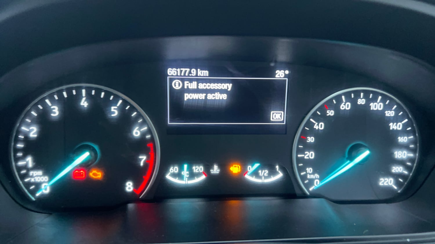 Used 2020 Ford EcoSport S MT 1.5 Ti-VCT Petrol Manual interior CLUSTERMETER VIEW