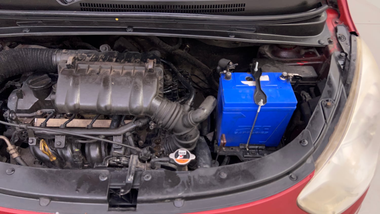 Used 2013 Hyundai i10 Sportz 1.2 AT Kappa2 Petrol Automatic engine ENGINE LEFT SIDE VIEW