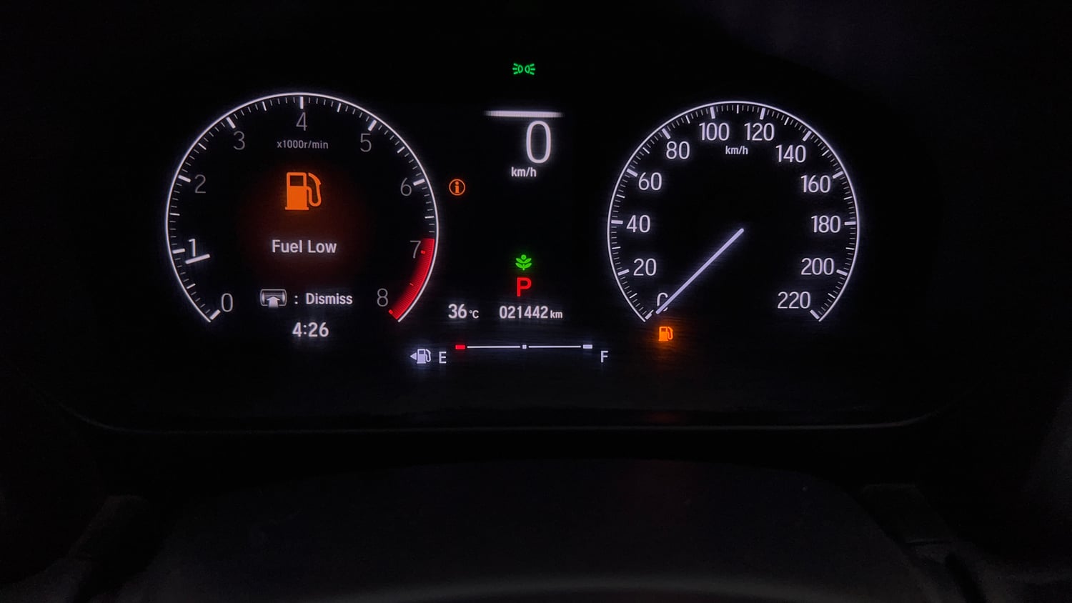 Used 2021 Honda City VX CVT Petrol Petrol Automatic interior CLUSTERMETER VIEW