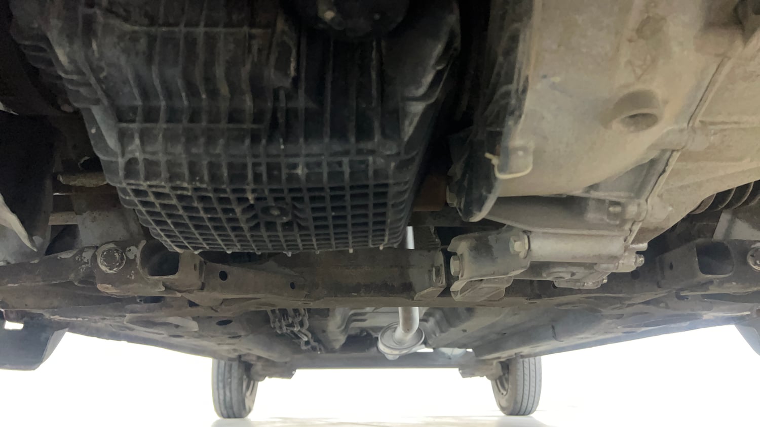 Used 2018 Datsun Redi-GO T(O) 1.0 Petrol Manual extra FRONT LEFT UNDERBODY VIEW