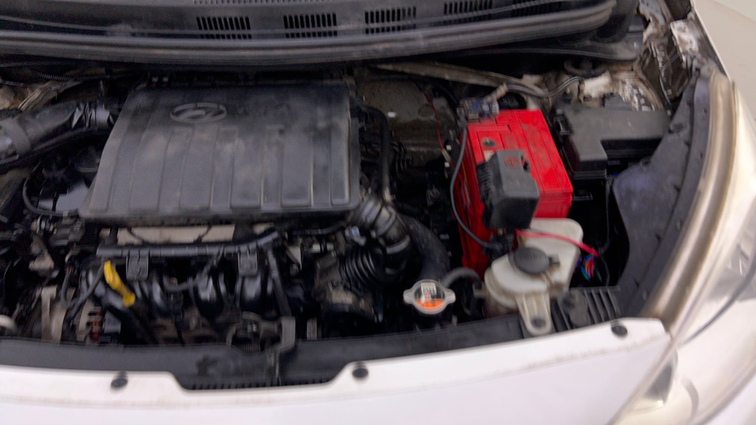 Used 2018 Hyundai Grand i10 Magna 1.2 Kappa VTVT Petrol Manual engine ENGINE LEFT SIDE VIEW