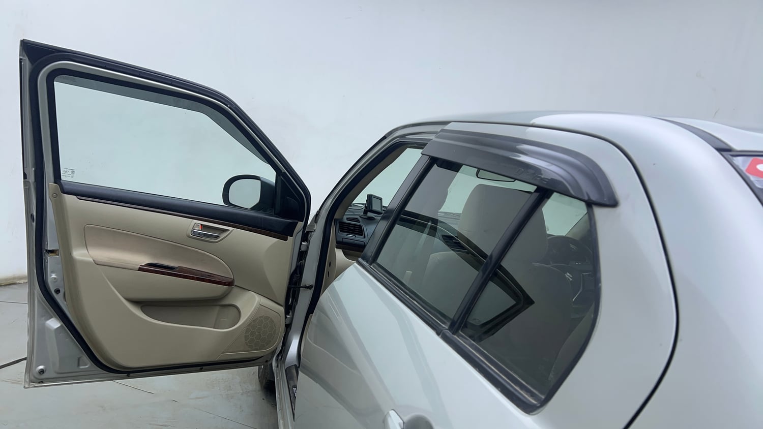 Used 2015 Maruti Suzuki Swift Dzire ZXI Petrol Manual interior LEFT FRONT DOOR OPEN VIEW