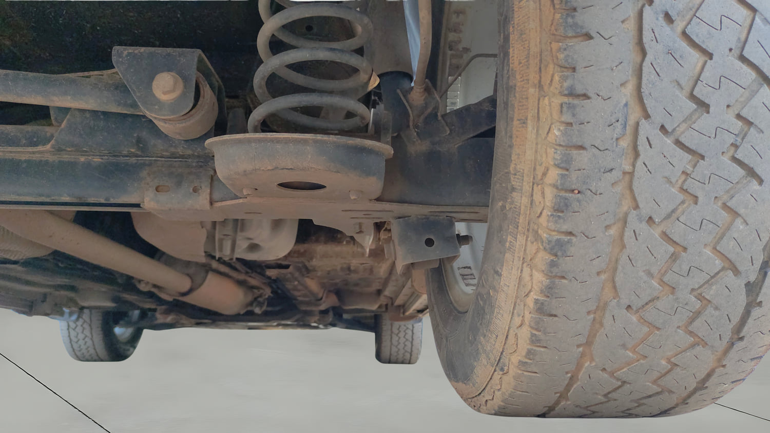 Used 2019 Tata Harrier XZ Diesel Manual extra REAR RIGHT UNDERBODY VIEW