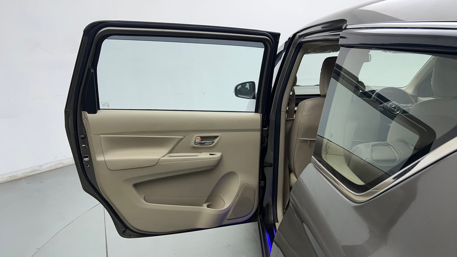 Used 2021 Maruti Suzuki New Ertiga ZXi Plus Petrol Manual interior LEFT REAR DOOR OPEN VIEW
