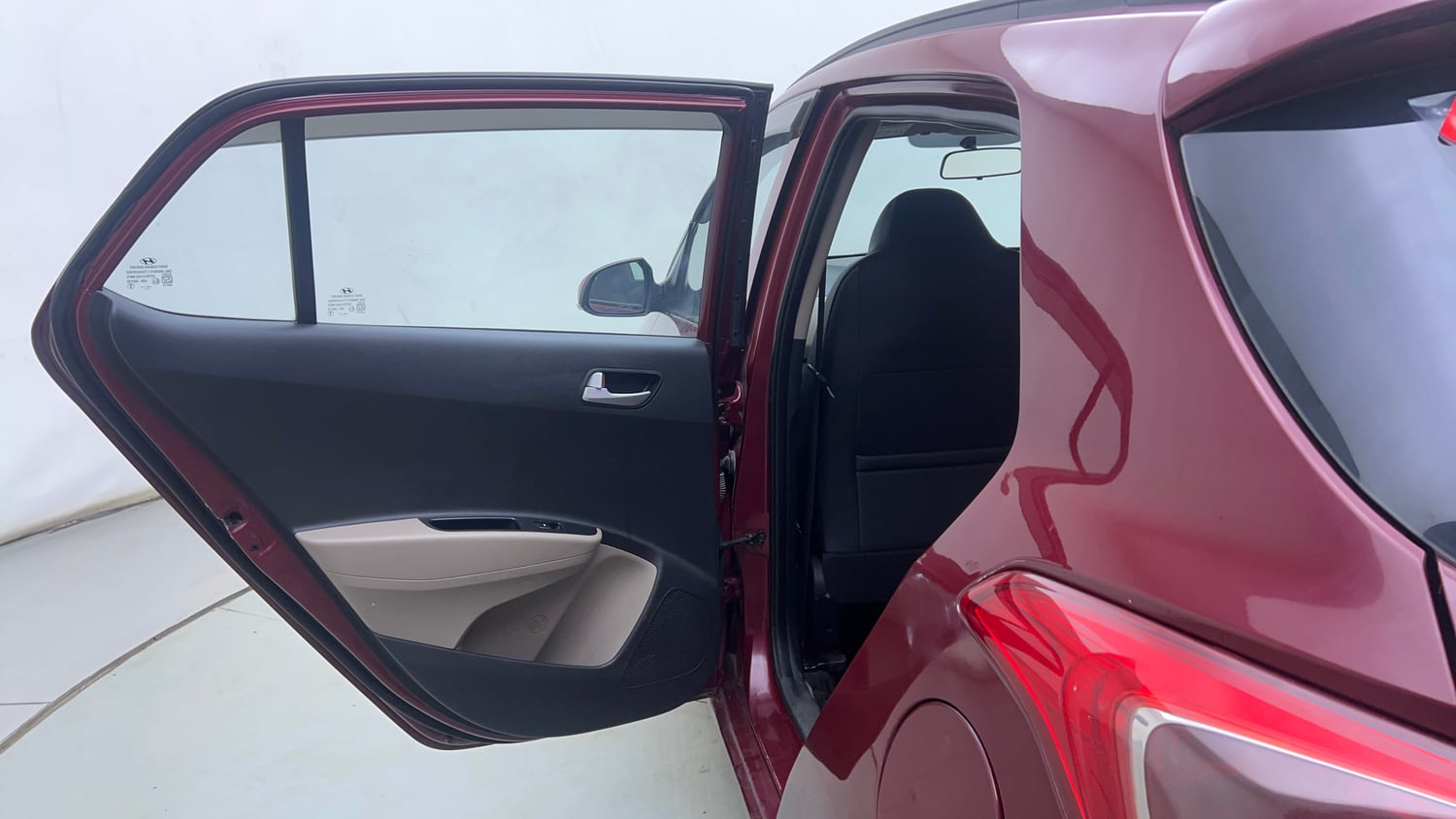 Used 2017 Hyundai Grand i10 Asta AT 1.2 Kappa VTVT (O) Petrol Automatic interior LEFT REAR DOOR OPEN VIEW